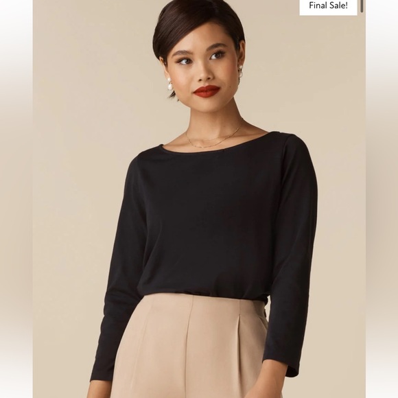 Vetta Convertible Boat Neck Tee - Picture 3 of 14